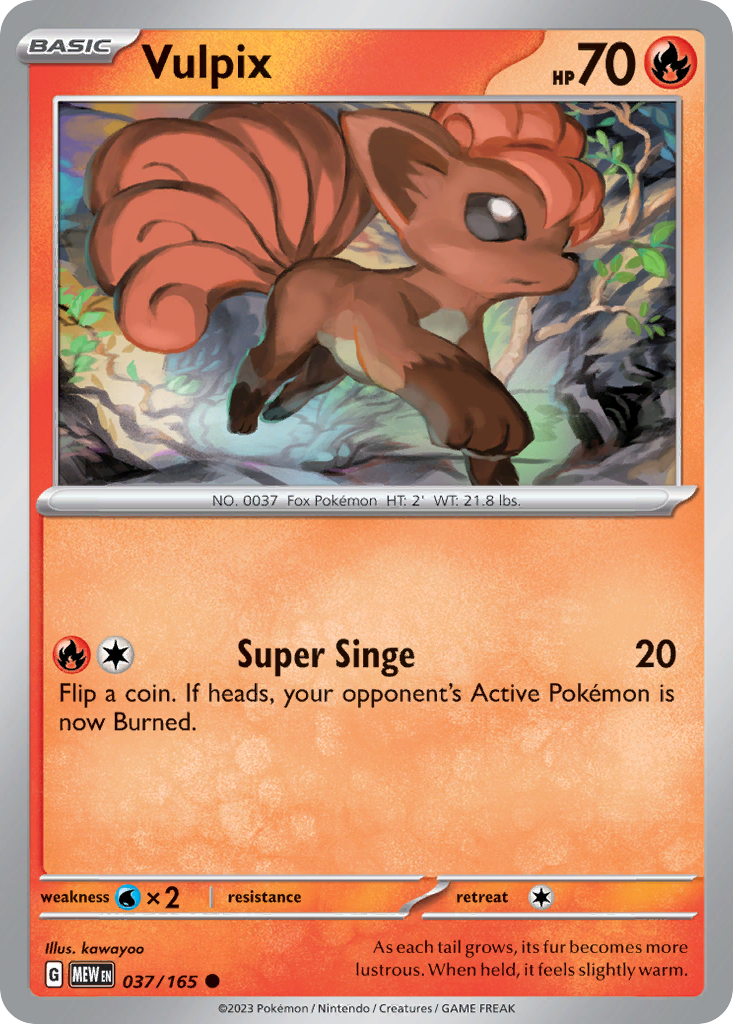 Vulpix - 037/165 - 151