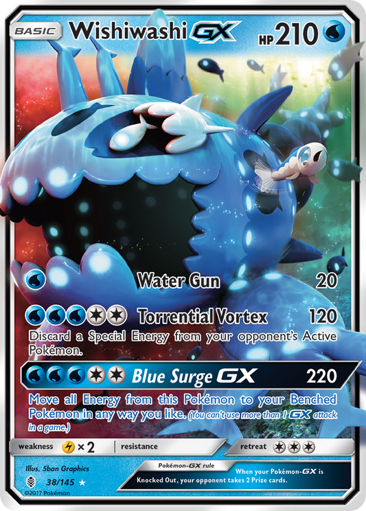 Wishiwashi-GX - 038/145 - Guardians Rising