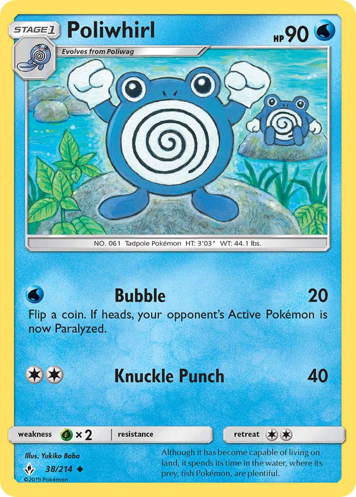 Poliwhirl - 038/214 - Unbroken Bonds