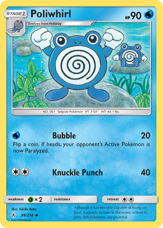 Poliwhirl - 038/214 - Unbroken Bonds