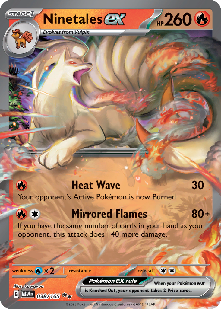 Ninetales ex - 038/165 - 151