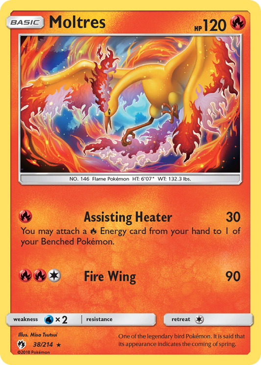 Moltres - 038/214 - Lost Thunder