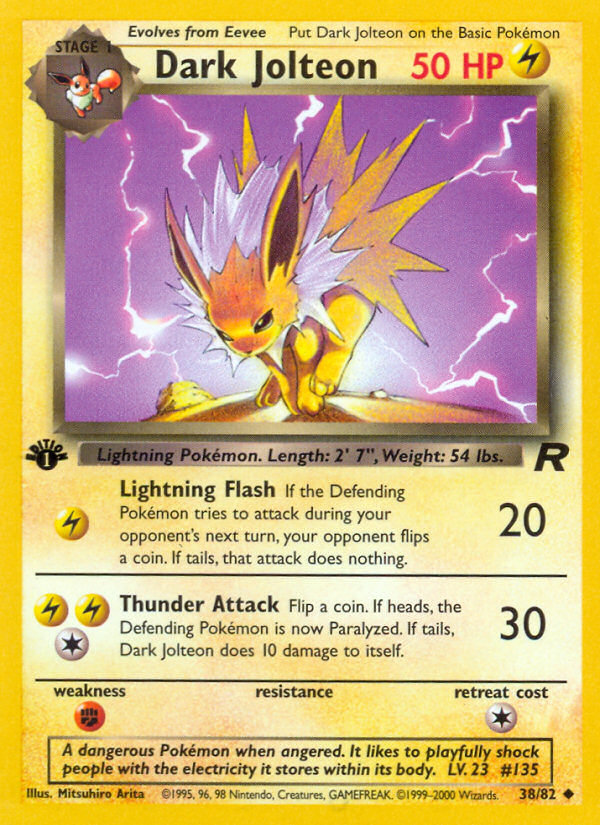 Dark Jolteon - 38/82 - Team Rocket