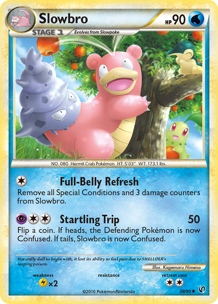 Slowbro - 38/90 - HS—Undaunted