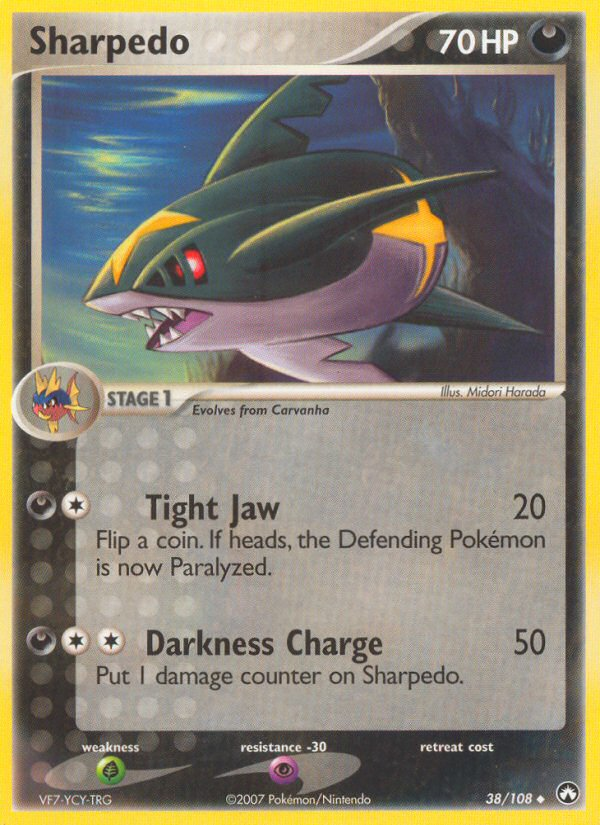 Sharpedo - 038/108 - Power Keepers