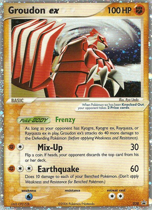 Groudon ex - 38/40 - Nintendo Black Star Promos