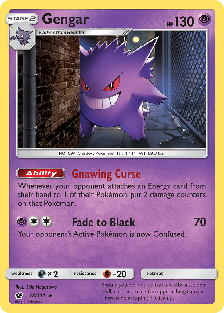 Gengar - 038/111 - Crimson Invasion