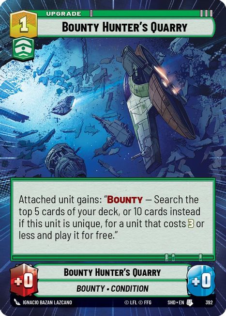 Bounty Hunter's Quarry - SHD - 392 - Uncommon - Hyperspace