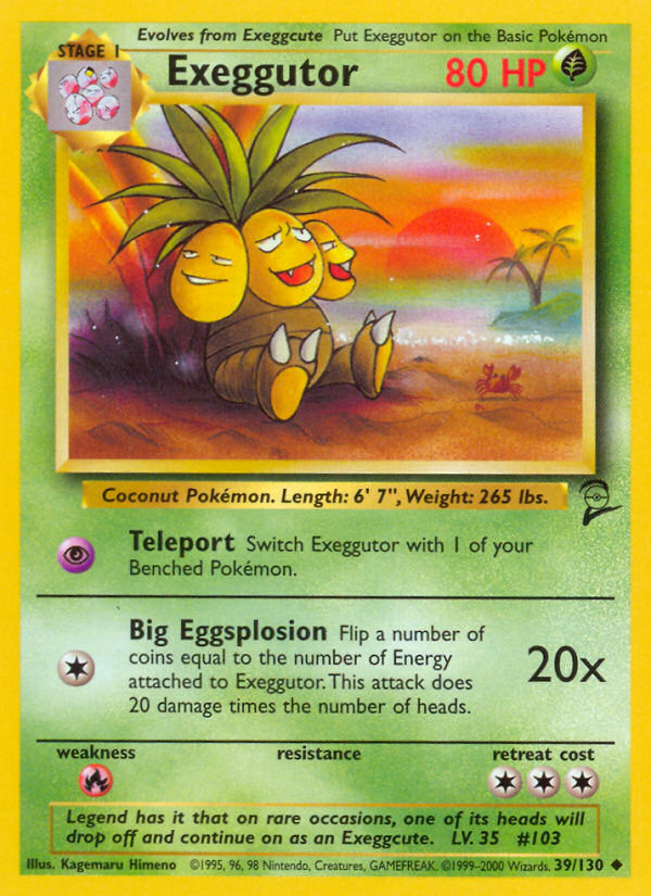 Exeggutor - 039/130 - Base Set 2