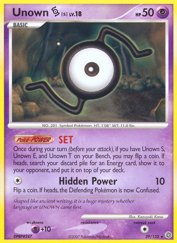 Unown [S] - 039/132 - Secret Wonders