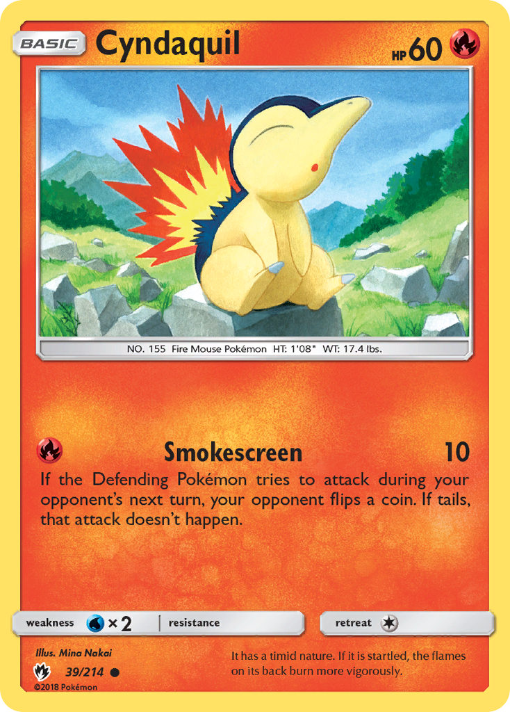 Cyndaquil - 039/214 - Lost Thunder