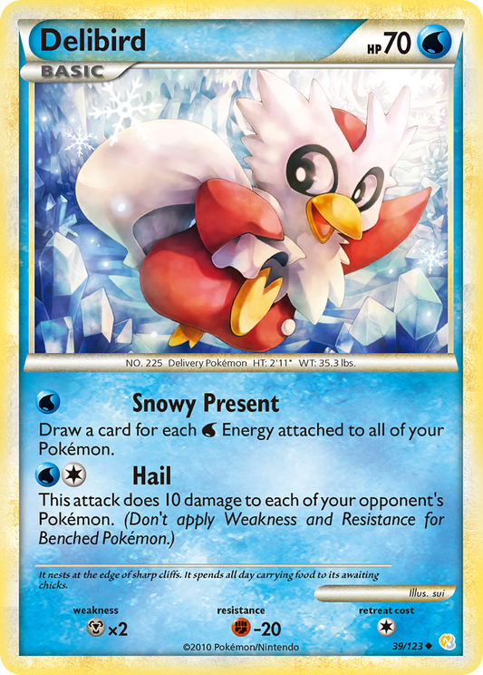 Delibird - 039/123 - HeartGold & SoulSilver