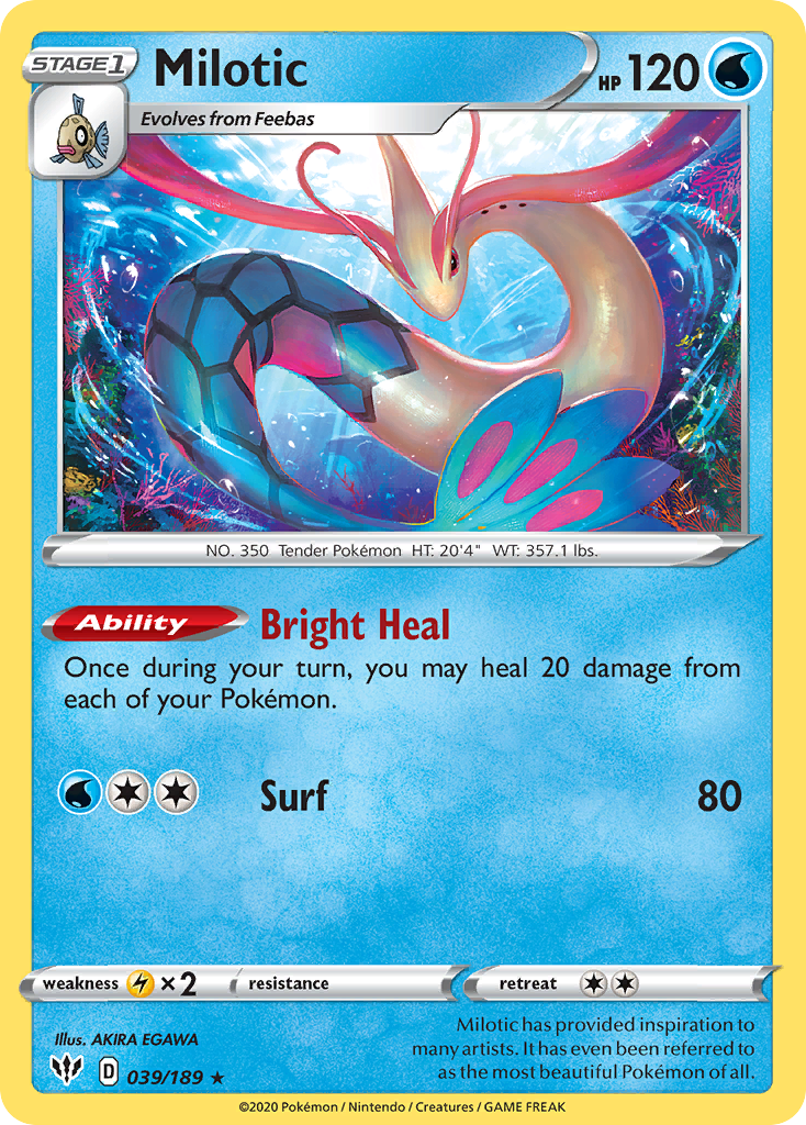 Milotic - 039/189 - Darkness Ablaze