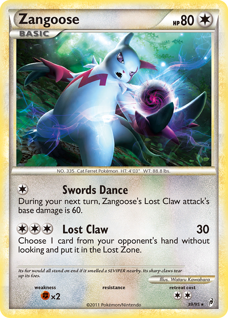 Zangoose - 39/95 - Call of Legends