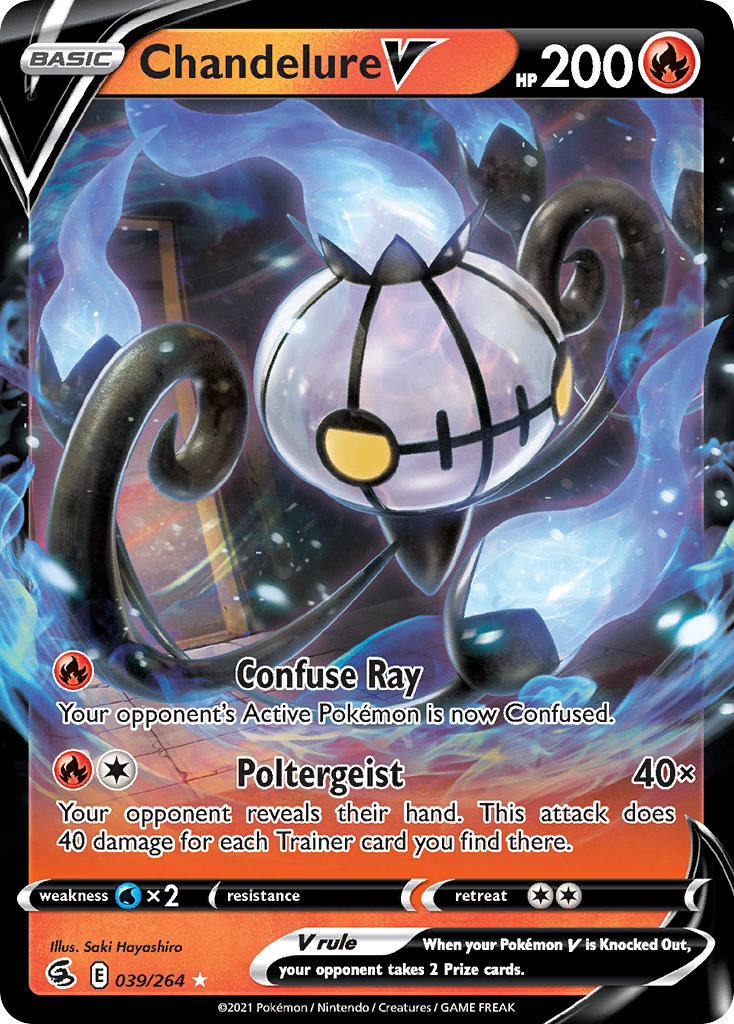 Chandelure V - 039/264 - Fusion Strike