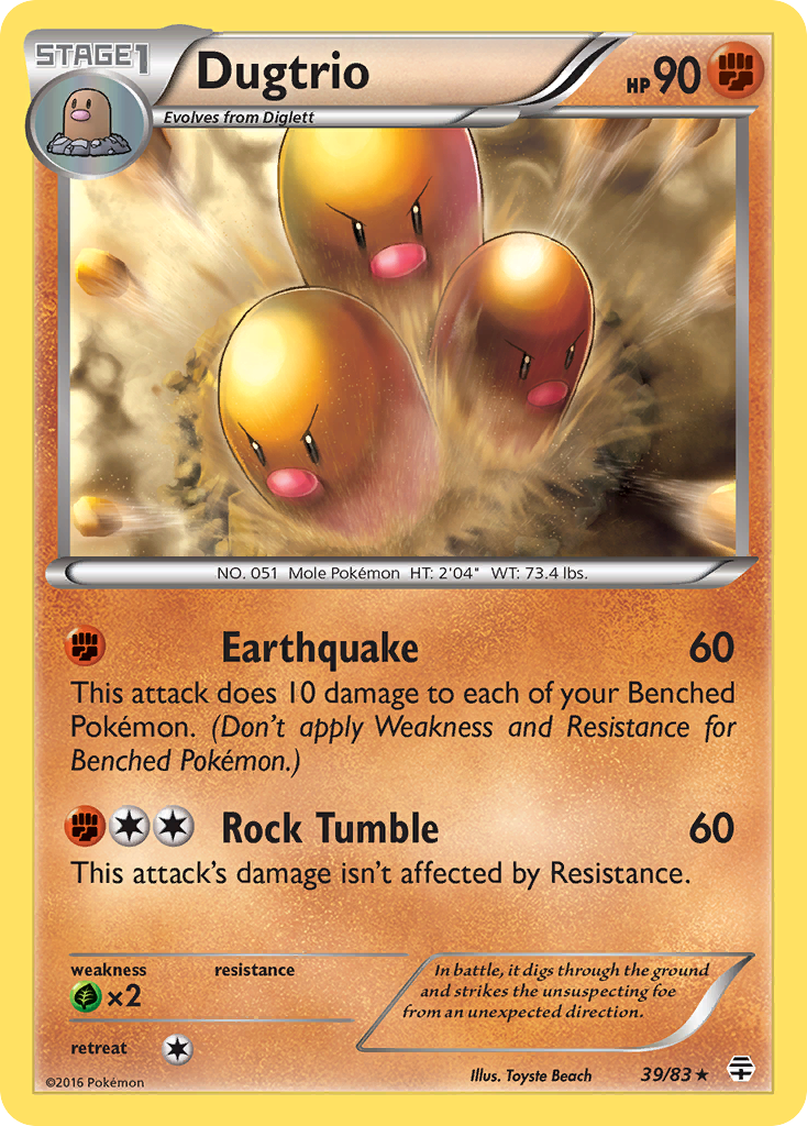 Dugtrio - 39/83 - Generations