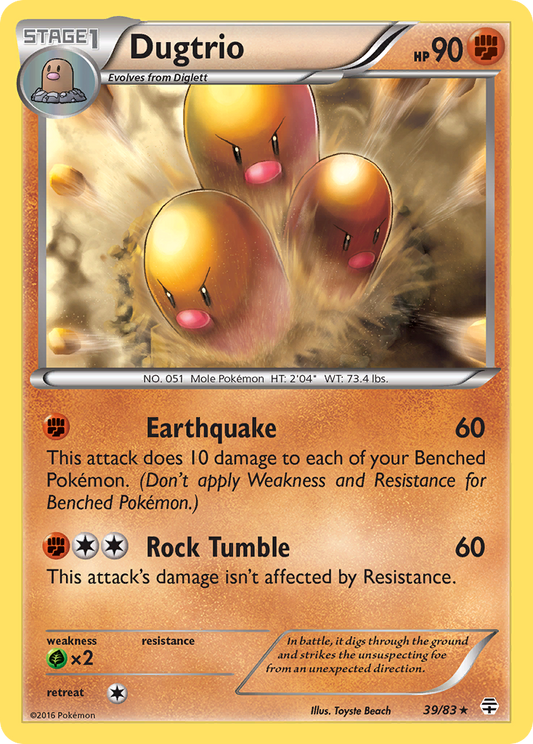 Dugtrio - 39/83 - Generations