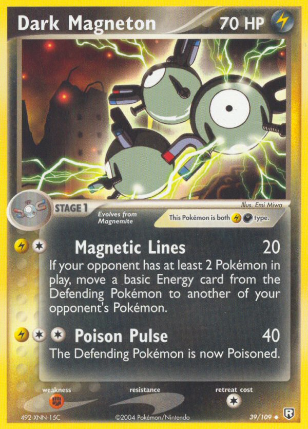 Dark Magneton - 039/109 - Team Rocket Returns