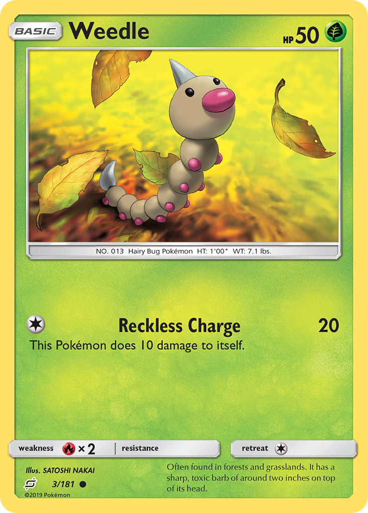 Weedle - 003/181 - Team Up