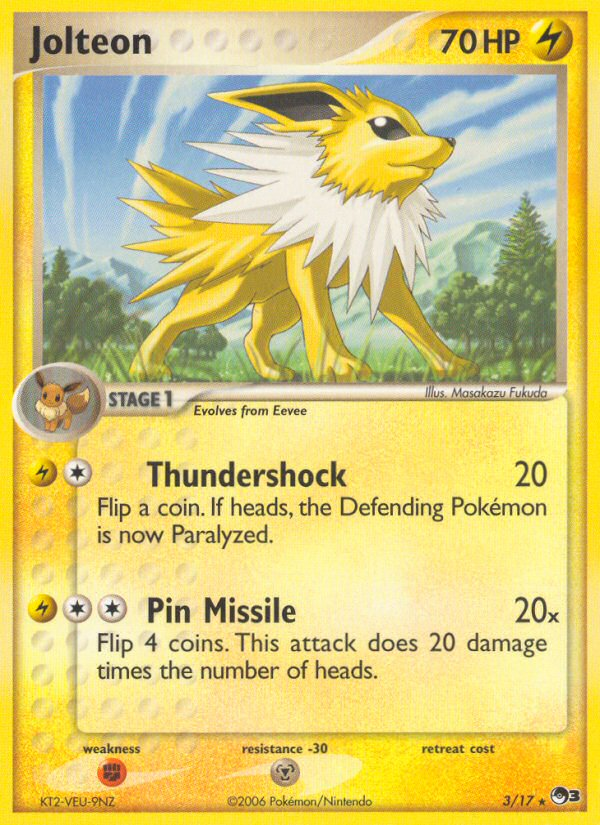 Jolteon - 03/17 - POP Series 3