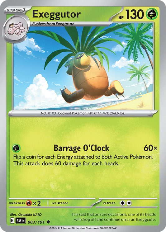 Exeggutor - 003/191 - Surging Sparks