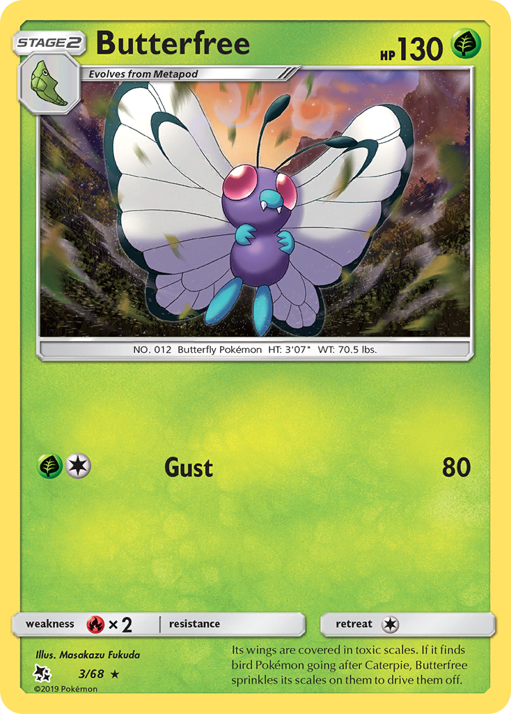 Butterfree - 03/68 - Hidden Fates