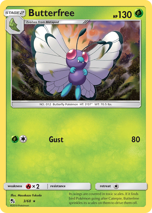 Butterfree - 03/68 - Hidden Fates