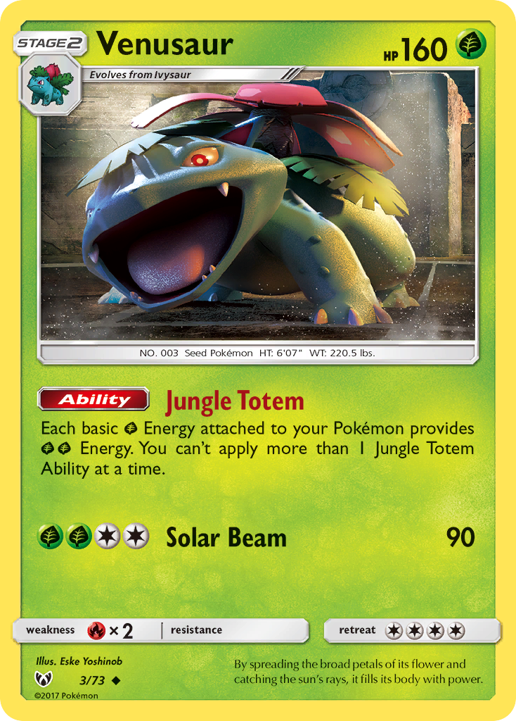 Venusaur - 03/73 - Shining Legends