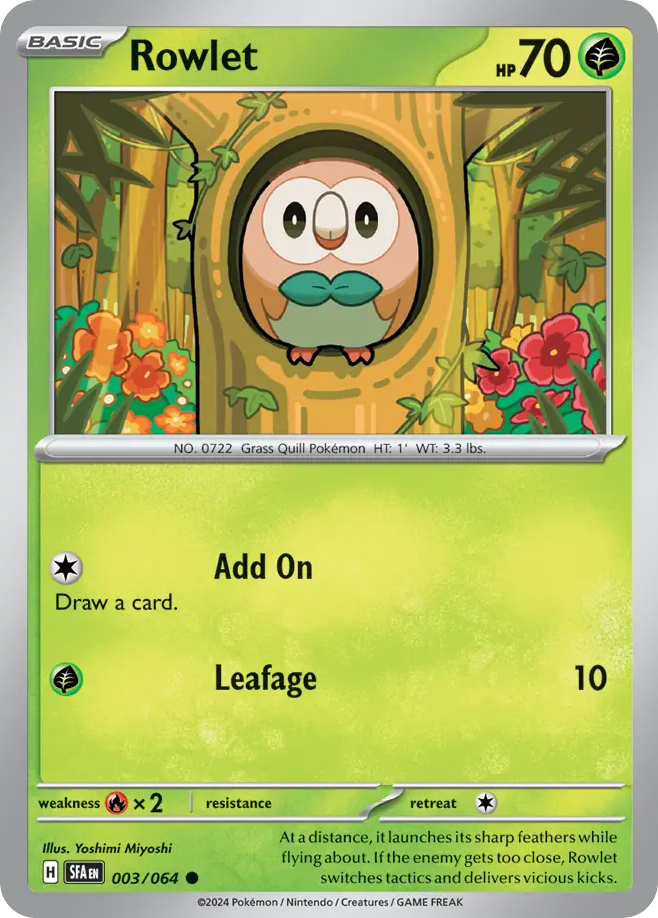 Rowlet - 03/64 - Shrouded Fable