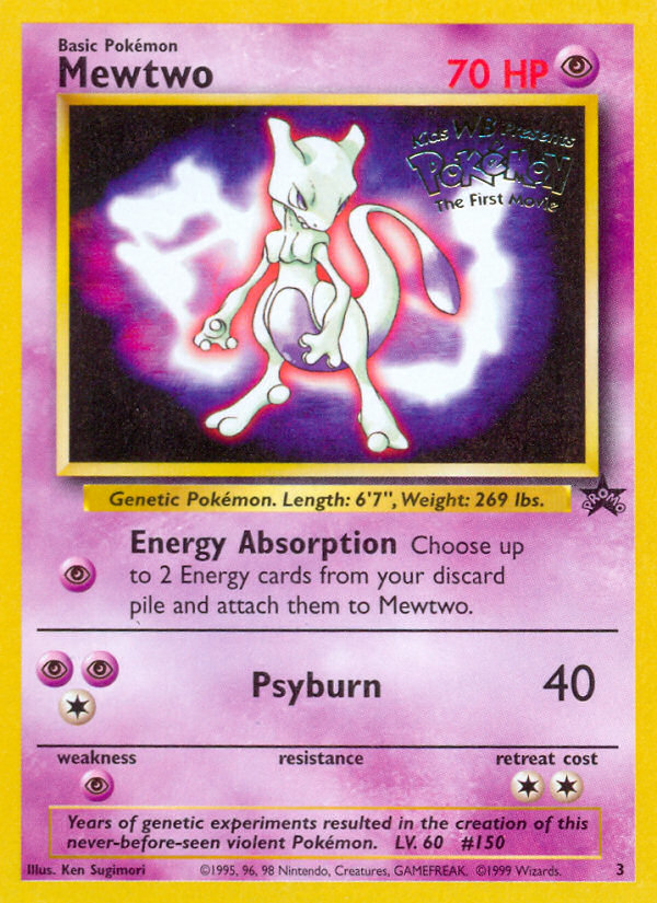 Mewtwo - 03/53 - Wizards Black Star Promos