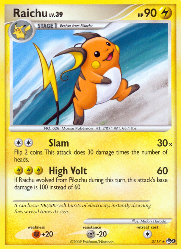 Raichu - 03/17 - POP Series 9