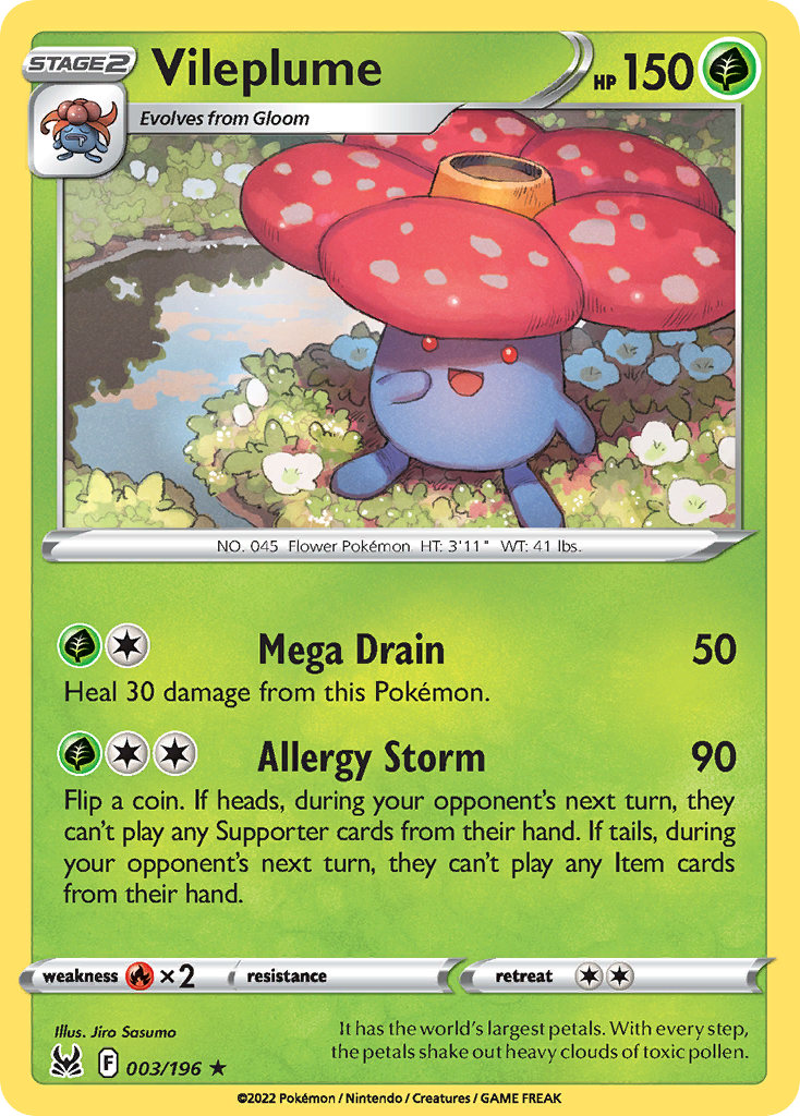 Vileplume - 003/196 - Lost Origin