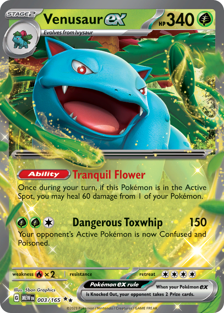 Venusaur ex - 003/165 - 151