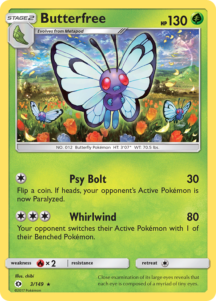 Butterfree - 003/149 - Sun & Moon