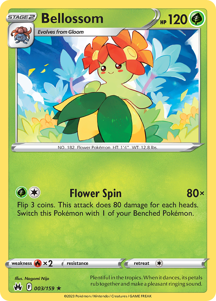 Bellossom - 003/159 - Crown Zenith