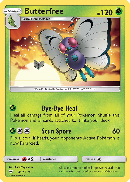 Butterfree - 003/147 - Burning Shadows