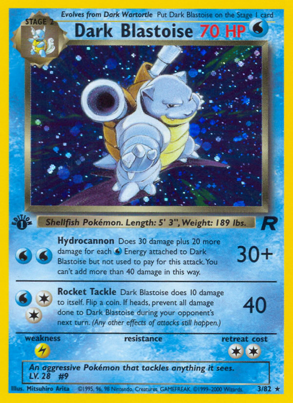 Dark Blastoise - 03/82 - Team Rocket