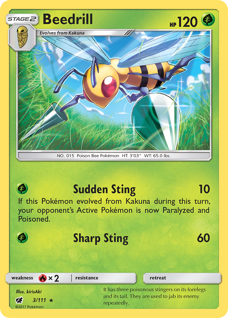 Beedrill - 003/111 - Crimson Invasion