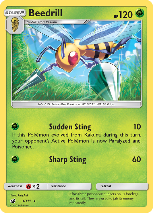 Beedrill - 003/111 - Crimson Invasion