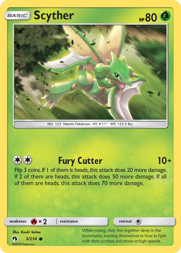 Scyther - 003/214 - Lost Thunder