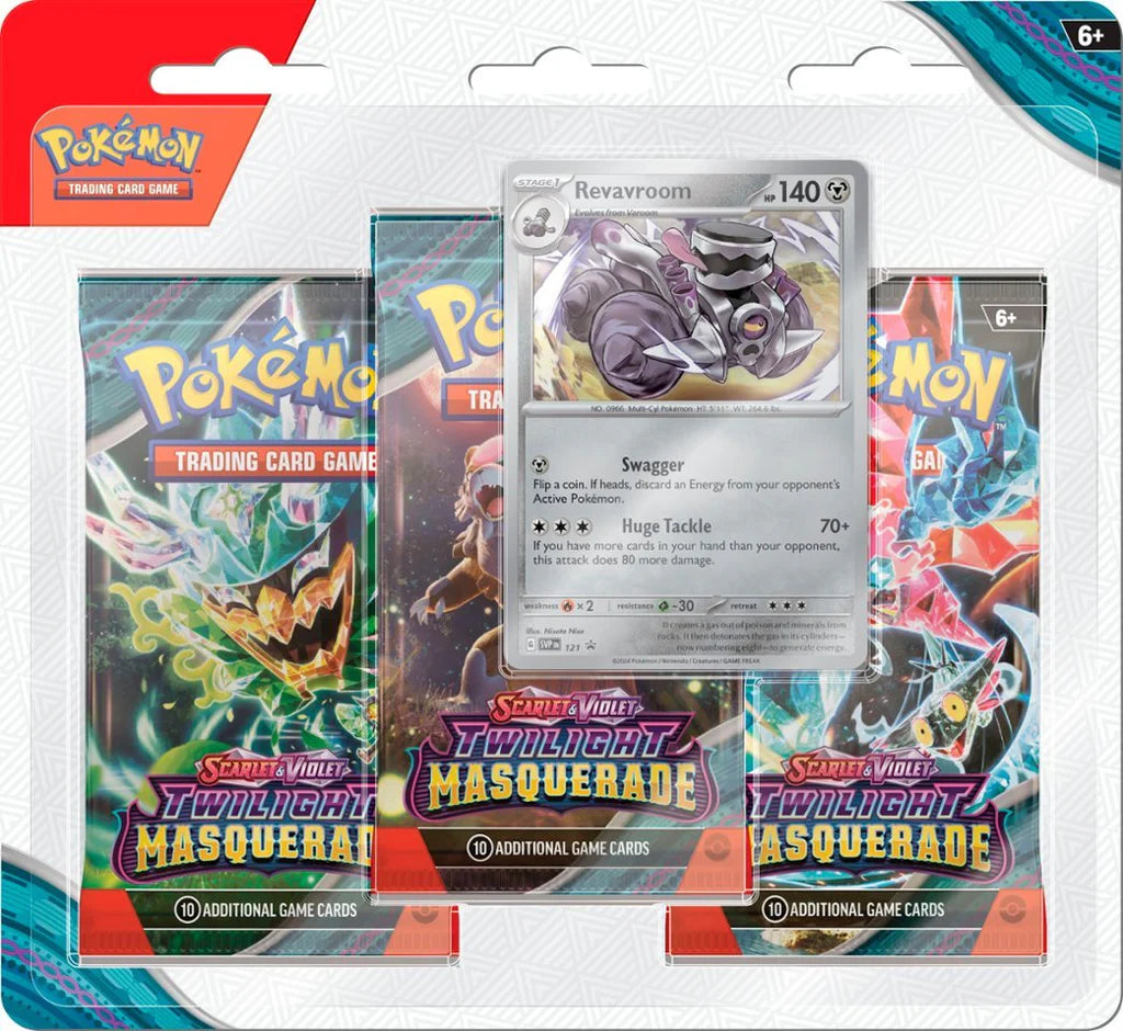 (PRECOMMANDE) Pokemon SV6 Twilight Masquerade 3pk Blister