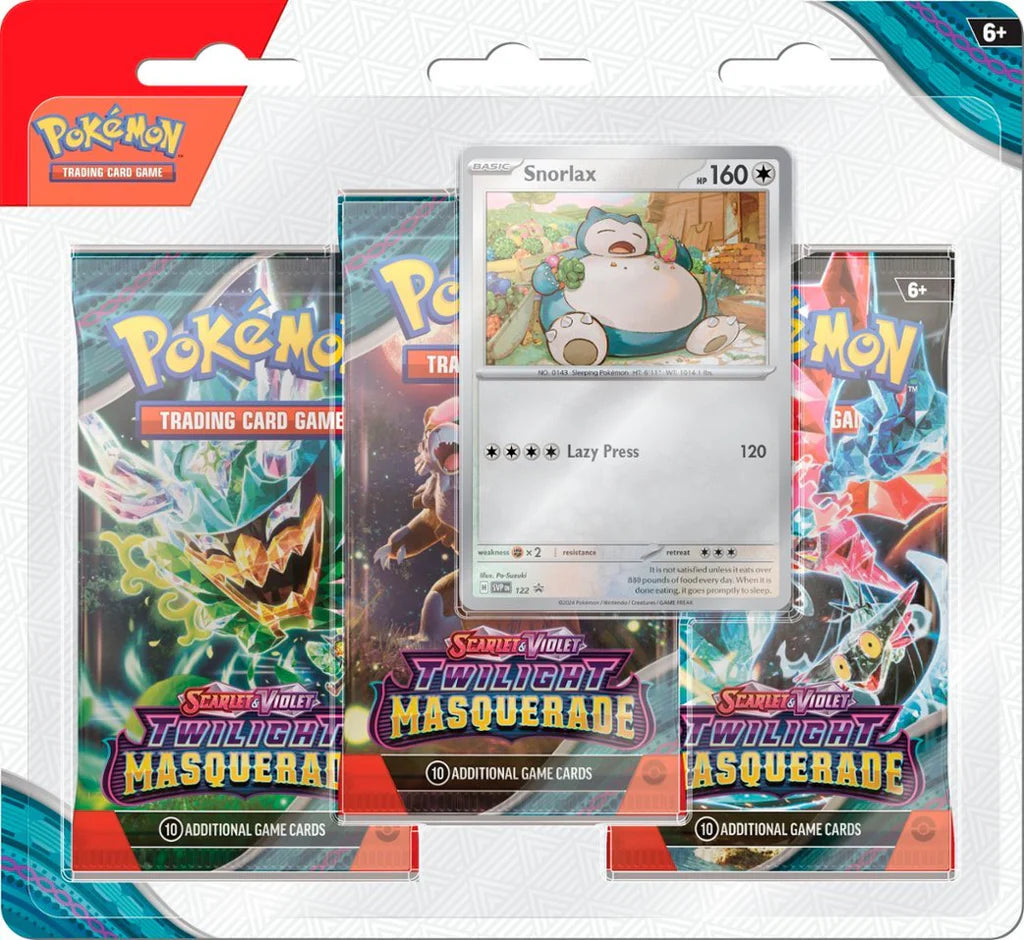 Pokemon SV6 Twilight Masquerade 3pk Blister