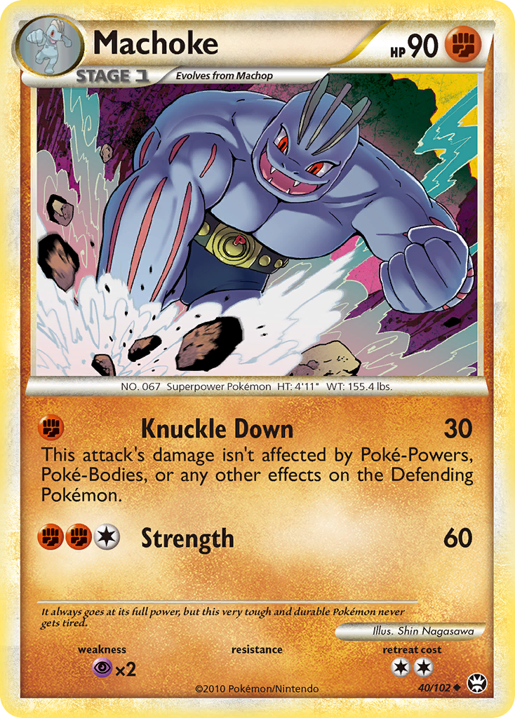 Machoke - 040/102 - HS—Triumphant