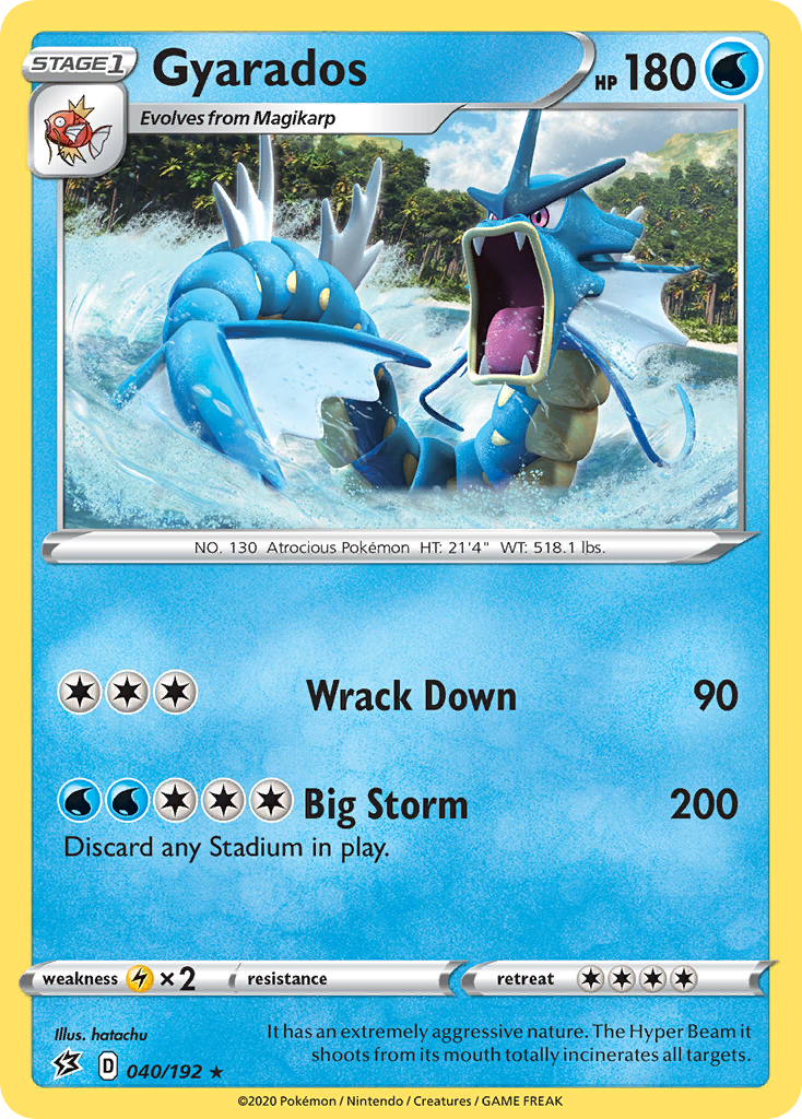 Gyarados - 040/192 - Rebel Clash