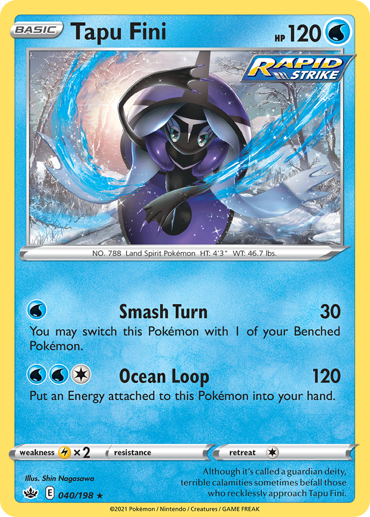 Tapu Fini - 040/198 - Chilling Reign