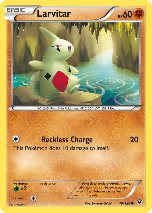 Larvitar - 040/124 - Fates Collide