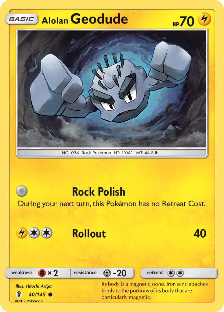 Alolan Geodude - 040/145 - Guardians Rising