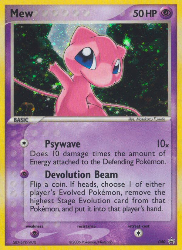 Mew - 40/40 - Nintendo Black Star Promos