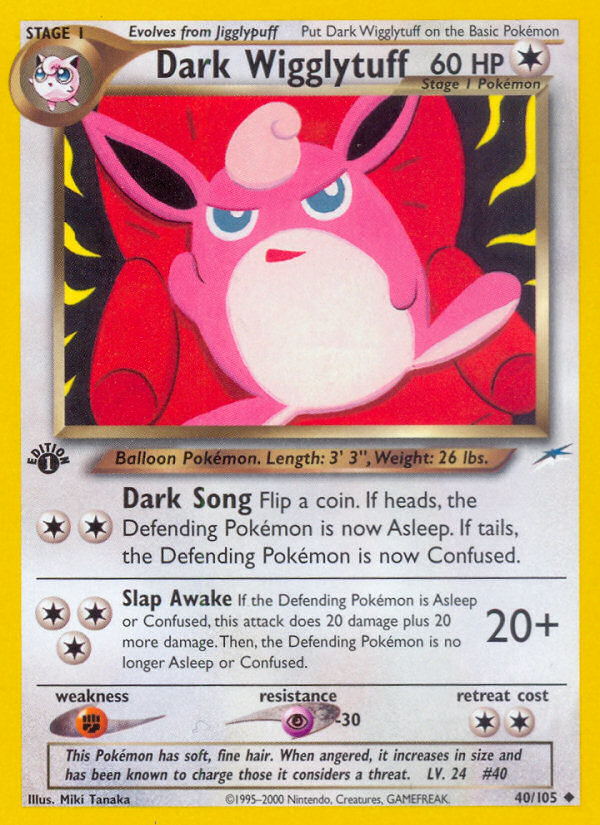 Dark Wigglytuff - 040/105 - Neo Destiny