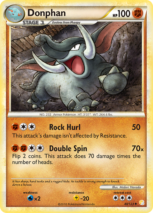 Donphan - 040/123 - HeartGold & SoulSilver